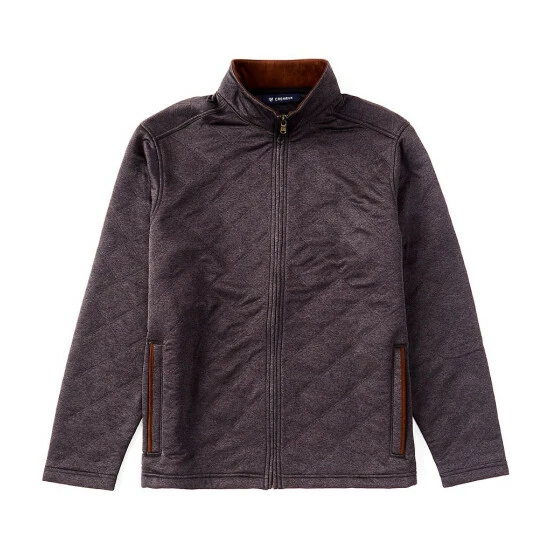 Promo โ๏ธ Cremieux Quilted Full-Zip Jacket Black Heather ๐ 6 Promo โ๏ธ Cremieux Quilted Full-Zip Jacket Black Heather ๐ - Image 4