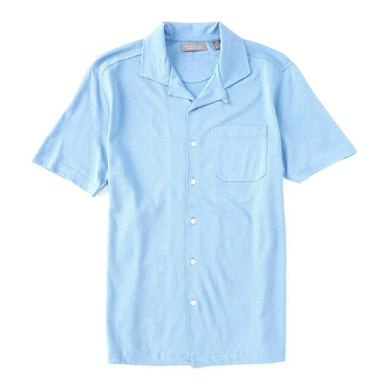 Brand new โ Daniel Cremieux Signature Linen Slub Short-Sleeve ๐งฅ Coatfront ๐ Shirt Deep Blue โ 6 Brand new โ Daniel Cremieux Signature Linen Slub Short-Sleeve ๐งฅ Coatfront ๐ Shirt Deep Blue โ - Image 4