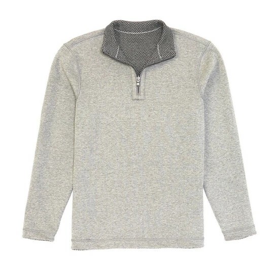 Outlet โ Cremieux Jacquard Reversible Quarter-Zip Pullover Grey Heather ๐งจ 10 Outlet โ Cremieux Jacquard Reversible Quarter-Zip Pullover Grey Heather ๐งจ - Image 8