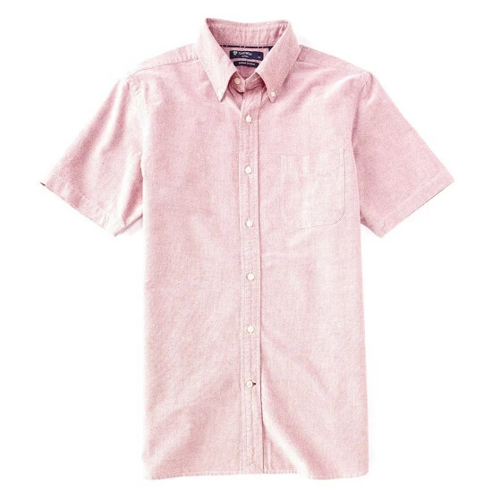 Buy โจ Cremieux Solid Oxford Short-Sleeve Woven ๐ Shirt Pink ๐คฉ 4 Buy โจ Cremieux Solid Oxford Short-Sleeve Woven ๐ Shirt Pink ๐คฉ - Image 2