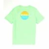 Outlet 💯 Cremieux Sunset Logo Crew Short-Sleeve Pocket Tee Green Ash 🛒