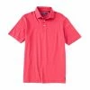 Brand new 🛒 Cremieux Solid Short-Sleeve Self-Collar Polo 👕 Shirt Vivacious Pink 🤩 -Cremieux Shop unnamed file 1101
