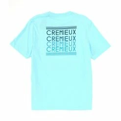 Top 10 โ Cremieux Retro Logo Crew Short-Sleeve Pocket Tee Pale Blue ๐