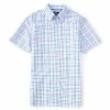 Hot Sale 🥰 Cremieux Medium Plaid Oxford Short-Sleeve Woven 👕 Shirt Light Blue 🛒 -Cremieux Shop unnamed file 1111