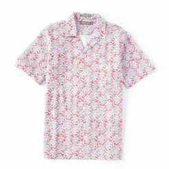 Cheapest ⌛ Daniel Cremieux Signature Coral Print Short-Sleeve Woven Camp 👚 Shirt Berry 🎁