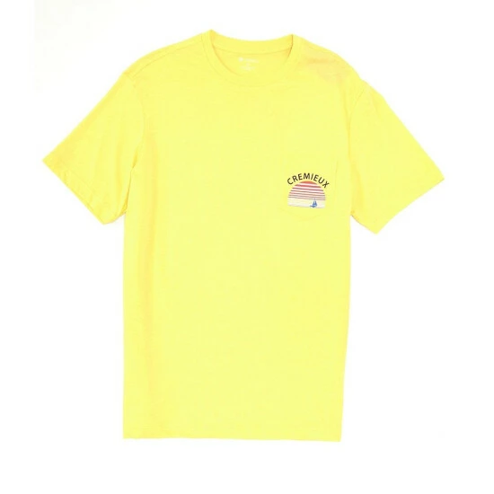 Budget 🛒 Cremieux Sailboat Graphic Crew Short-Sleeve Pocket Tee Sun Yellow 👍 4 Budget 🛒 Cremieux Sailboat Graphic Crew Short-Sleeve Pocket Tee Sun Yellow 👍 - Image 2