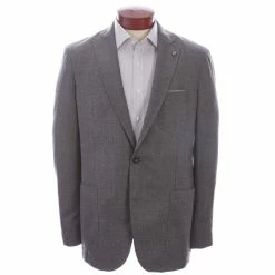 Outlet 💯 Daniel Cremieux Signature Hopsack Blazer Grey ❤️
