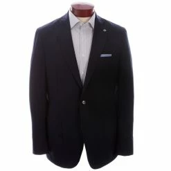 Outlet 💯 Daniel Cremieux Signature Hopsack Blazer Grey ❤️ -Cremieux Shop unnamed file 119