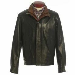 Brand new ⭐ Cremieux Lamb Hipster Leather Jacket Black 🌟