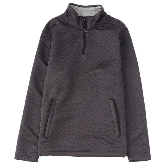 Wholesale 🔔 Cremieux Jacquard Quilted Quarter-Zip Pullover Navy Heather 🛒 4 Wholesale 🔔 Cremieux Jacquard Quilted Quarter-Zip Pullover Navy Heather 🛒 - Image 2