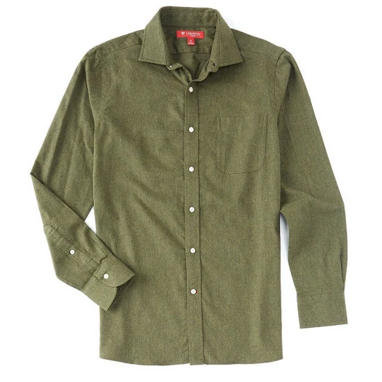 Buy ⌛ Cremieux Slim-Fit Solid Stretch Twill Long-Sleeve Woven 👕 Shirt Ecru Heather 👏 6 Buy ⌛ Cremieux Slim-Fit Solid Stretch Twill Long-Sleeve Woven 👕 Shirt Ecru Heather 👏 - Image 4