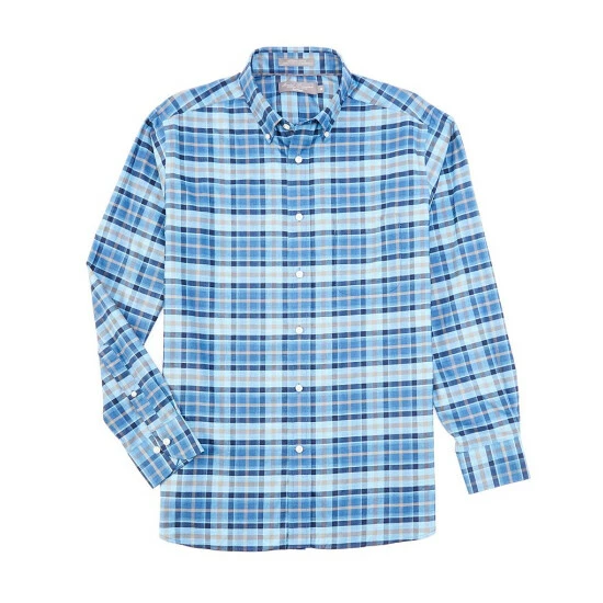 Wholesale โค๏ธ Cremieux Heather Plaid Oxford Peacoat Blue Long-Sleeve Woven ๐ Shirt Blue Heather ๐ 3 Wholesale โค๏ธ Cremieux Heather Plaid Oxford Peacoat Blue Long-Sleeve Woven ๐ Shirt Blue Heather ๐