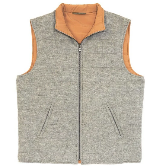 Buy 🛒 Daniel Cremieux Signature Reversible Alpaca Vest Lt Grey Heather ✔️ 3 Buy 🛒 Daniel Cremieux Signature Reversible Alpaca Vest Lt Grey Heather ✔️