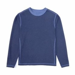 Budget 👍 Cremieux Long-Sleeve Reversible Tee Port Royale 👍 -Cremieux Shop unnamed file 271