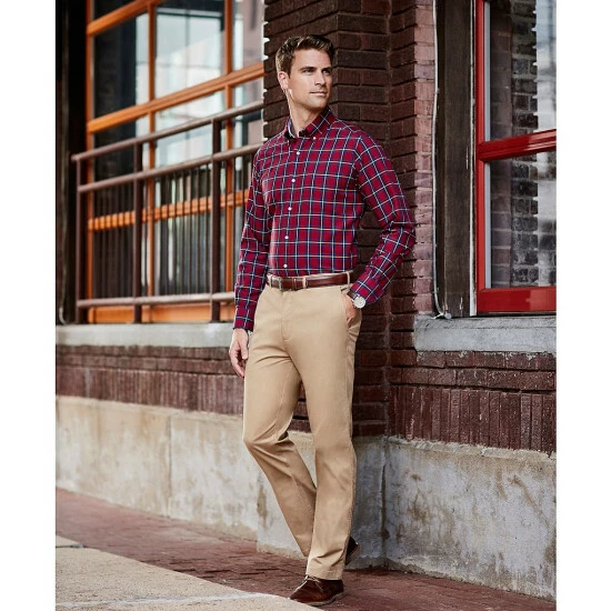 Promo ❤️ Cremieux Madison Comfort Stretch Flat-Front Twill Chino Pants 🎁 5 Promo ❤️ Cremieux Madison Comfort Stretch Flat-Front Twill Chino Pants 🎁 - Image 3