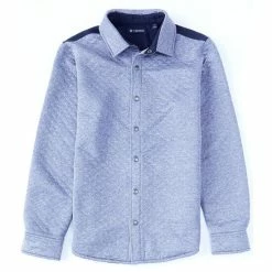 New 🧨 Cremieux Quilted 👕 Shirt Jacket Navy Marled 🎉