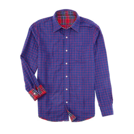 Buy โ๏ธ Cremieux Reversible Long-Sleeve Oxford Woven ๐ Shirt Multi Color ๐งจ 4 Buy โ๏ธ Cremieux Reversible Long-Sleeve Oxford Woven ๐ Shirt Multi Color ๐งจ - Image 2