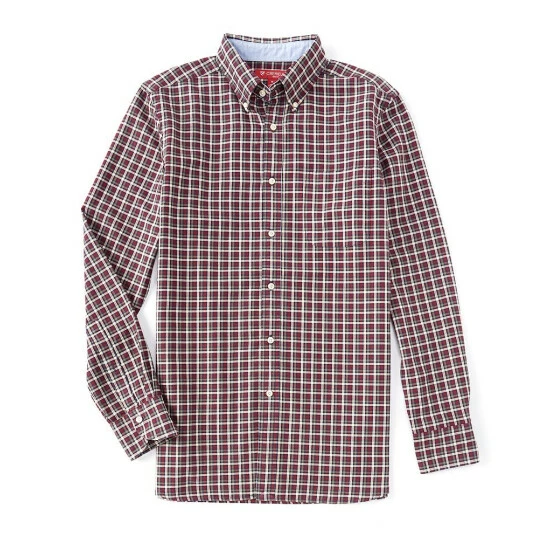 New โ๏ธ Cremieux Slim-Fit Plaid Oxford Dusty Navy Long-Sleeve Woven ๐ Shirt Dusty Navy Multi ๐ 3 New โ๏ธ Cremieux Slim-Fit Plaid Oxford Dusty Navy Long-Sleeve Woven ๐ Shirt Dusty Navy Multi ๐