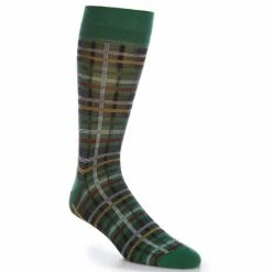 Budget ❤️ Cremieux Holiday Plaid Crew 🧦 Socks Kelly Green 😉