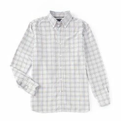 Cheap ❤️ Cremieux Big & Tall Plaid Oxford Long-Sleeve Woven 👕 Shirt Dusty Navy 👍