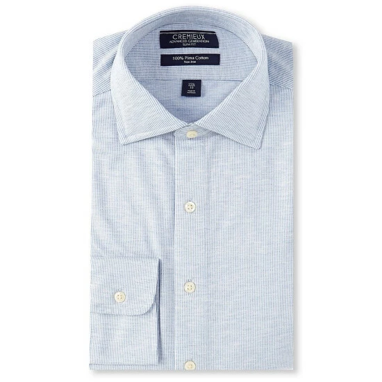 New 𧨠Cremieux Non-Iron Slim Fit Spread Collar Stripe Dobby Knit π Dress π Shirt Tan/white βοΈ 4 New 𧨠Cremieux Non-Iron Slim Fit Spread Collar Stripe Dobby Knit π Dress π Shirt Tan/white βοΈ - Image 2