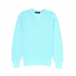 Best Pirce ❤️ Cremieux Solid French Terry Sweatshirt Bright Blue 🎁