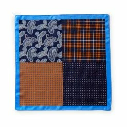 Buy 😀 Cremieux 4-Square Woven Silk Pocket Square Yellow 👏