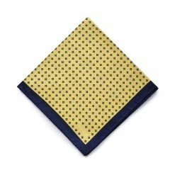 Buy 😀 Cremieux 4-Square Woven Silk Pocket Square Yellow 👏 -Cremieux Shop unnamed file 400