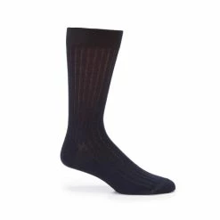 Cheapest 😀 Cremieux Wool Blend Flat Knit Crew 👗 Dress 🧦 Socks Brown 💯