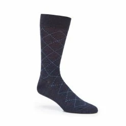 Wholesale 😀 Cremieux Tonal Argyle Crew 🧦 Socks Charcoal ⌛