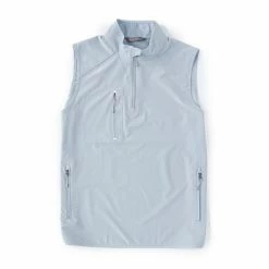 Deals ⭐ Daniel Cremieux Signature Quarter-Zip Vest Grey 🧨