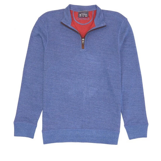 Best Sale 🔔 Cremieux French Rib Reversible Mockneck Quarter Zip Pullover Red Heather 🔥 12 Best Sale 🔔 Cremieux French Rib Reversible Mockneck Quarter Zip Pullover Red Heather 🔥 - Image 10