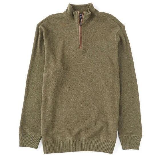 Best Sale 🔔 Cremieux French Rib Reversible Mockneck Quarter Zip Pullover Red Heather 🔥 16 Best Sale 🔔 Cremieux French Rib Reversible Mockneck Quarter Zip Pullover Red Heather 🔥 - Image 14