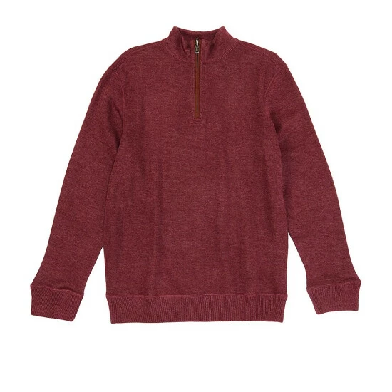 Best Sale 🔔 Cremieux French Rib Reversible Mockneck Quarter Zip Pullover Red Heather 🔥 19 Best Sale 🔔 Cremieux French Rib Reversible Mockneck Quarter Zip Pullover Red Heather 🔥 - Image 17