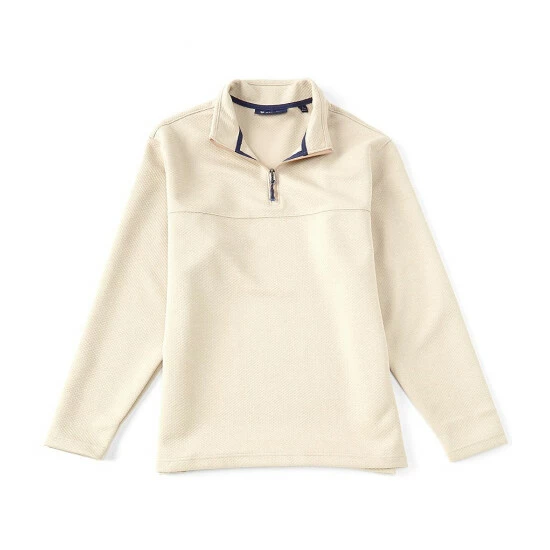 Top 10 👏 Cremieux Textured Knit Quarter-Zip Pullover Khaki Heather 🤩 3 Top 10 👏 Cremieux Textured Knit Quarter-Zip Pullover Khaki Heather 🤩