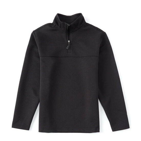 Top 10 👏 Cremieux Textured Knit Quarter-Zip Pullover Khaki Heather 🤩 4 Top 10 👏 Cremieux Textured Knit Quarter-Zip Pullover Khaki Heather 🤩 - Image 2