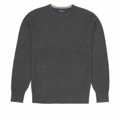 Best Pirce ✨ Cremieux Crew Neck Cashmere Sweater Lt Blue Heather 🥰