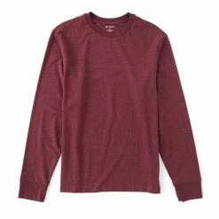 Brand new 🧨 Cremieux Solid Long-Sleeve Tee Bright Red ⌛ -Cremieux Shop unnamed file 650