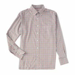 Coupon 🥰 Daniel Cremieux Signature Non-Iron Check Long-Sleeve Woven 👕 Shirt Burgundy ❤️ -Cremieux Shop unnamed file 669
