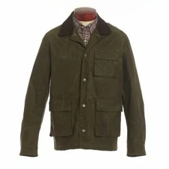 Best Sale ✨ Cremieux Waxed Field 🧥 Coat Olive 🥰