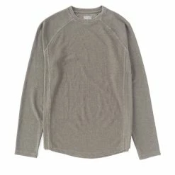 Promo 🤩 Cremieux 👖 Jeans Raglan Long-Sleeve Waffle Knit Tee Grey 👏 -Cremieux Shop unnamed file 713