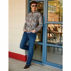 Wholesale 👏 Cremieux 👖 Jeans Straight-Fit Stretch 👖 Jeans Blue ✔️ -Cremieux Shop unnamed file 73