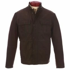 New 🥰 Daniel Cremieux Signature Leather Hipster Jacket Dark Brown 🎉 -Cremieux Shop unnamed file 744