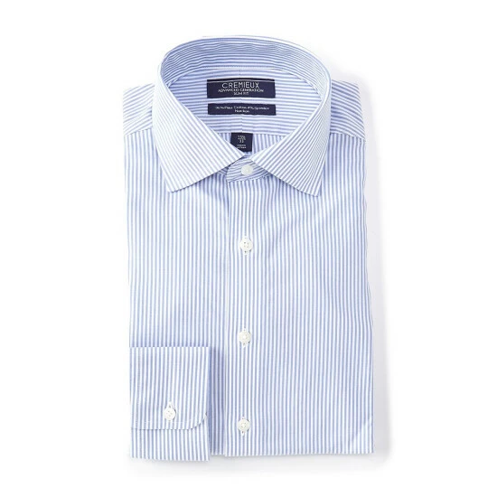Best Pirce 💯 Cremieux Slim Fit Bengal Stripe Stretch Basket Weave Spread Collar 👗 Dress 👕 Shirt Blue/white 💯 3 Best Pirce 💯 Cremieux Slim Fit Bengal Stripe Stretch Basket Weave Spread Collar 👗 Dress 👕 Shirt Blue/white 💯