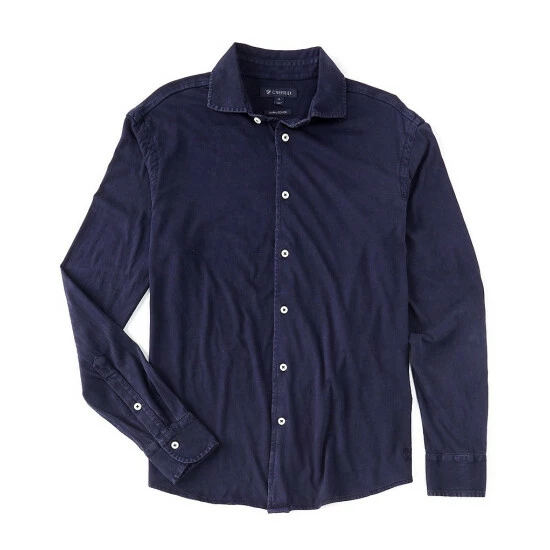 Budget ๐ Cremieux Garment-Dyed Long-Sleeve ๐งฅ Coatfront ๐ Shirt Peacoat Blue ๐ 7 Budget ๐ Cremieux Garment-Dyed Long-Sleeve ๐งฅ Coatfront ๐ Shirt Peacoat Blue ๐ - Image 5
