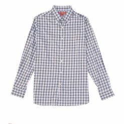Deals 🥰 Cremieux Slim-Fit Multi- Plaid Flex Twill Long-Sleeve Woven 👕 Shirt Dark Coral 👏 -Cremieux Shop unnamed file 774