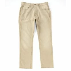 Promo ⭐ Cremieux 👖 Jeans Relaxed Straight-Fit Khaki Denim 👖 Jeans 🔥