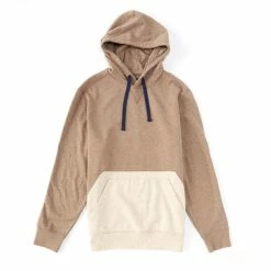 Top 10 🧨 Cremieux Nep Fleece Color Block Hoodie Brown Heather 🛒