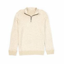 Best reviews of 🌟 Cremieux French Rib Reversible Mockneck Pullover Ecru Heather ❤️ -Cremieux Shop unnamed file 915