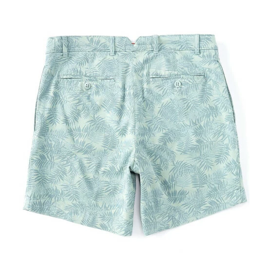 Outlet ✔️ Cremieux Soho Slim-Fit Palm Printed Garment-Dyed 7#double; Inseam Shorts Dusty Blue 👏 8 Outlet ✔️ Cremieux Soho Slim-Fit Palm Printed Garment-Dyed 7#double; Inseam Shorts Dusty Blue 👏 - Image 6